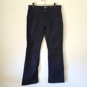7 FOR ALL MANKIND High Waist Bootcut Jeans Dark Wash 30